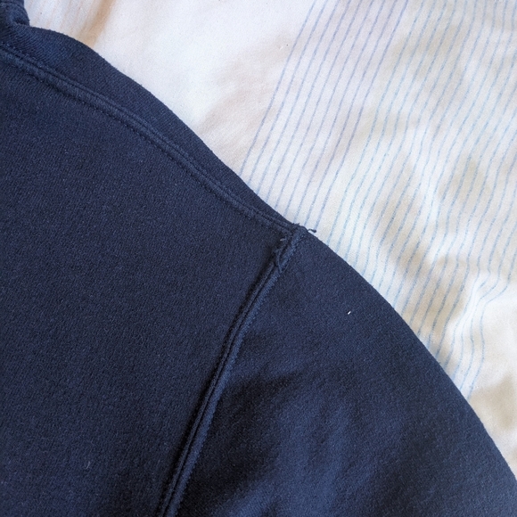 Navy Blue Hoodie With 'MAC' Embroidery - Picture 8 of 8